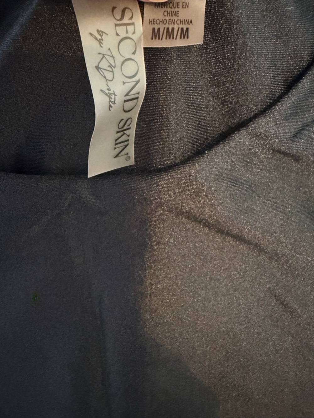 Second Skin Short Sleeve Crew Neck Top - Black, Size M - Picture 7 of 9
